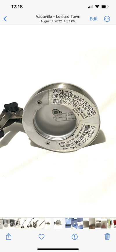 like new polished nickel finish desk top lamp - Thumbnail 6