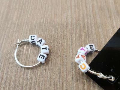 earrings with names - Thumbnail 2