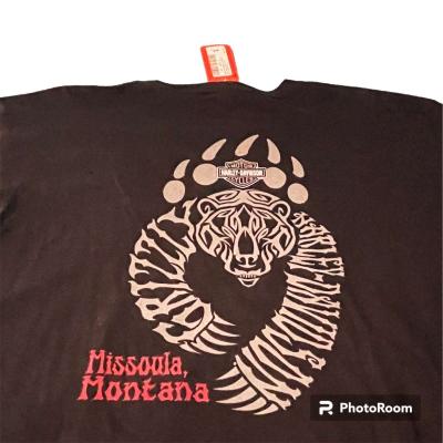 2014 Grizzly Harley Davidson Missoula MT Dealer Tee XL NWT - Thumbnail 4