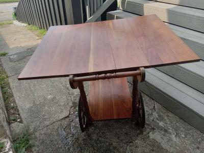 Vintage Cherry Tea Bar Cart - Thumbnail 2