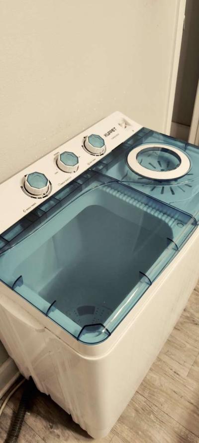 KUPPET Compact Twin Tub Portable Mini Washing Machine 26lbs