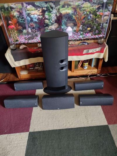 JBL subwoofer and surround sound speakers - Thumbnail 2