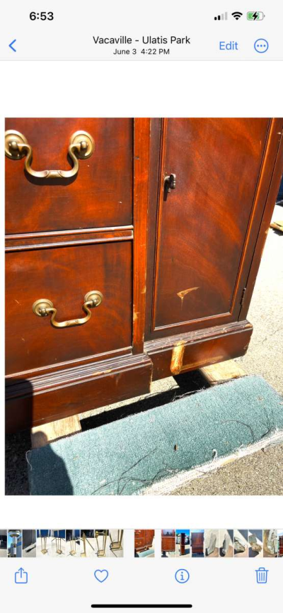 Antique Dining cabinet hutch - Thumbnail 4