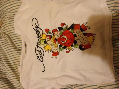 Ed Hardy tshirt size large womens