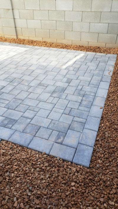 instalation Pavers Grass Travertine - Thumbnail 4