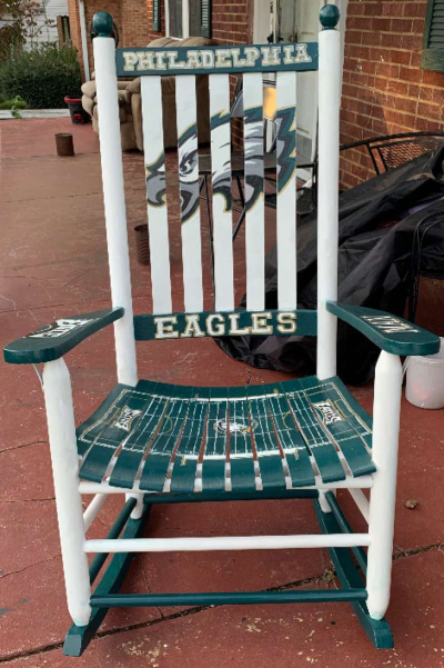 Custom Sports Teams Ultimate Fan Rocking Chair - Lynchburg, Virginia