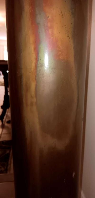 copper 2 ft tall vase decor with another 20 in of pushy will - Thumbnail 4