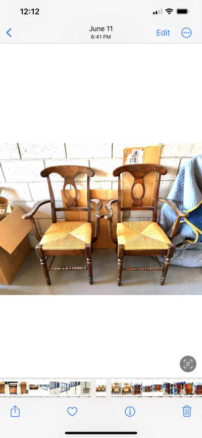 set of 2 Antique chairs - Vacaville, California