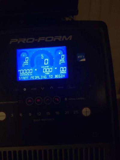 stationery exercise bike - Thumbnail 4