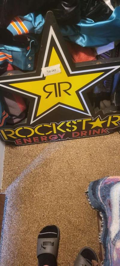 small Rock Star lighted sign