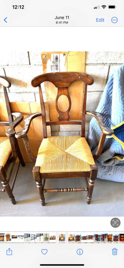 set of 2 Antique chairs - Thumbnail 2