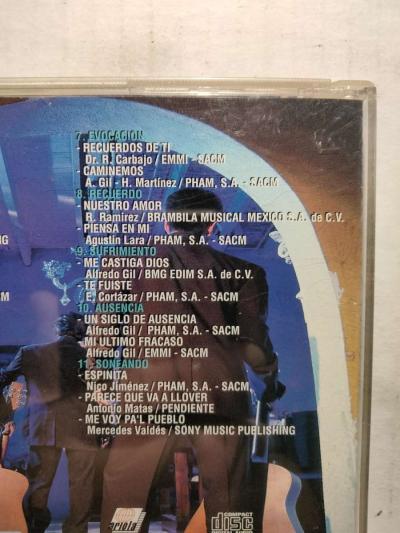 LOS TRI O NUESTRO AMOR CD USADO EN EXC COND CAJA ABIERTA - Thumbnail 3