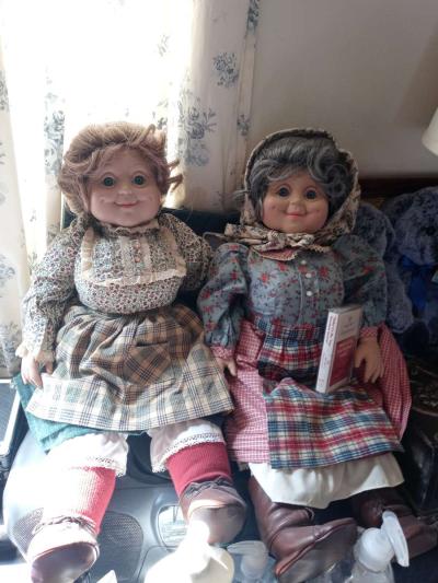2 VINTAGE MADE IN GERMANY GRANDMA S DOLLS - Kokomo, Indiana