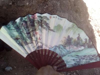 Chinese Silk Fan - Thumbnail 2