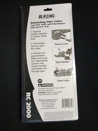 Ratcheting pipe cutter - Thumbnail 2