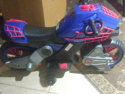 Marvel Spiderman 6V Battery Powered Motorcycle Boys Ride - Thumbnail 4