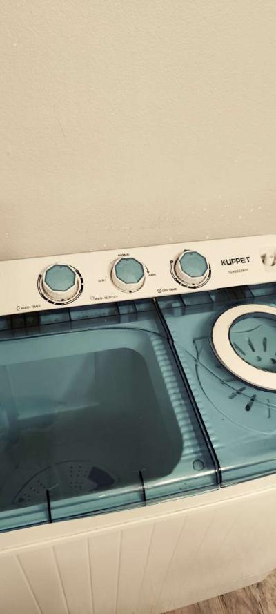 KUPPET Compact Twin Tub Portable Mini Washing Machine 26lbs - Thumbnail 2