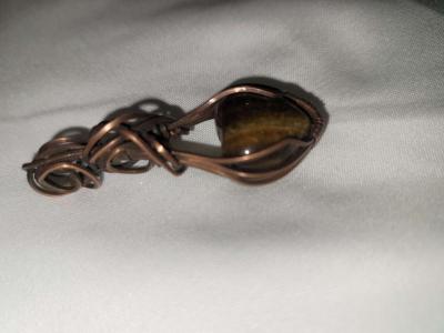 heart stone pendant - Thumbnail 3