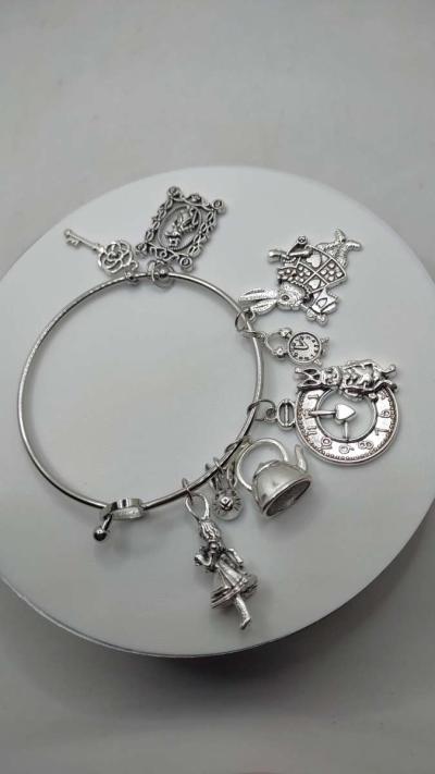 fairy tale silver charm bracelet - Thumbnail 3