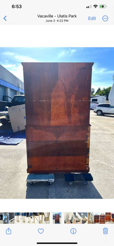 Antique Dining cabinet hutch - Thumbnail 5