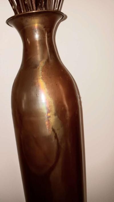 copper 2 ft tall vase decor with another 20 in of pushy will - Thumbnail 6