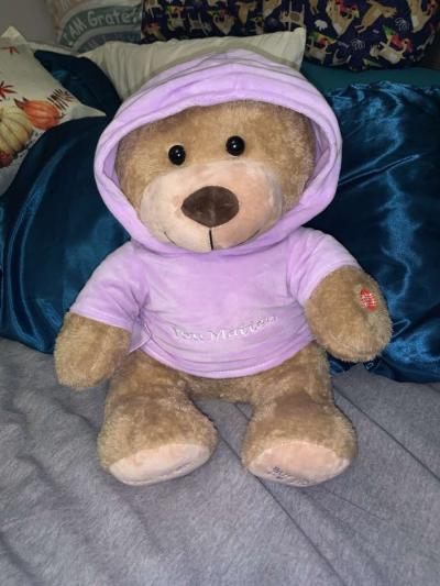 light brown ORIGINAL YOU MATTER voice recording bear - Thumbnail 2