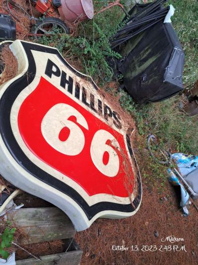 3 vintage Philips 66 Signs - Thumbnail 3