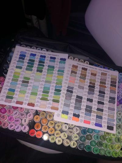 320 ohuhu markers - Thumbnail 4