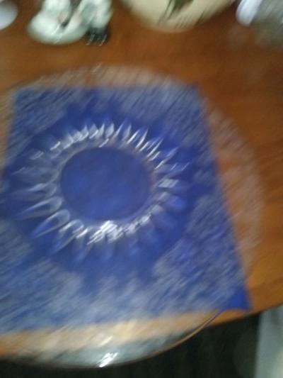 New Martinsville Prelude etch Radiance tray