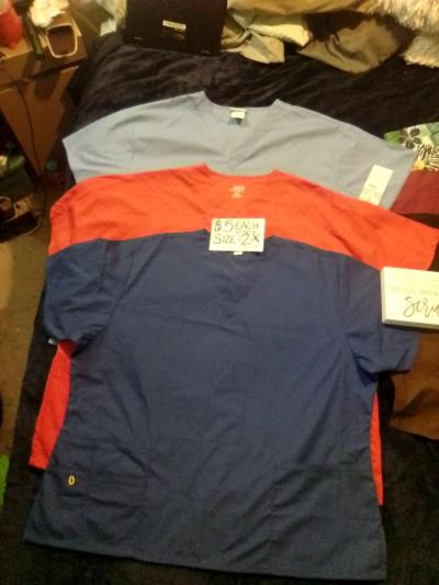 Different style and sizes of scrubs From sizes small  to 5x - Thumbnail 6