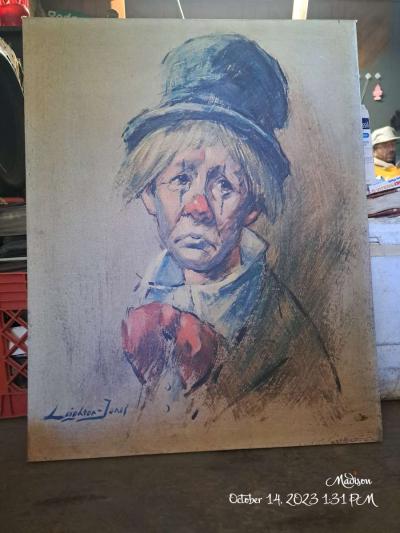 Clown painting by Leighton Jones - Thumbnail 4