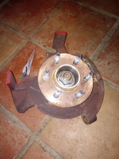 Durango spindle left side with hub bearing - Thumbnail 3