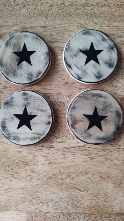 Farmhouse coasters