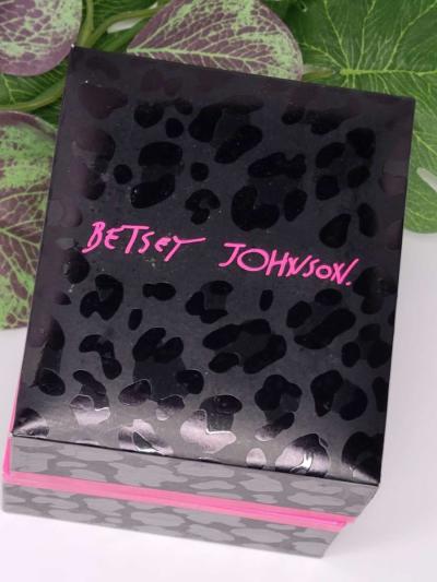 New in box Betsey Johnson Pink Watch With Heart Art - Thumbnail 2