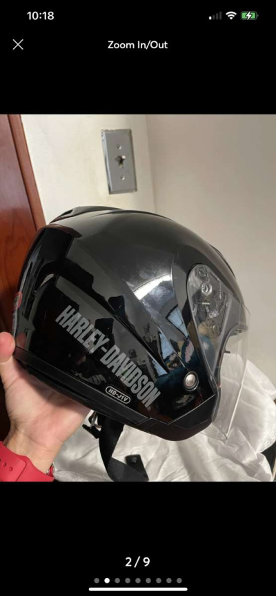 Harley Davidson motorcycle helmet XS - Thumbnail 2