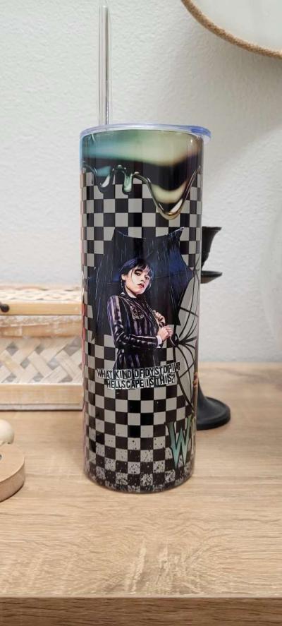 Wednesday stainless steel tumbler - Thumbnail 2