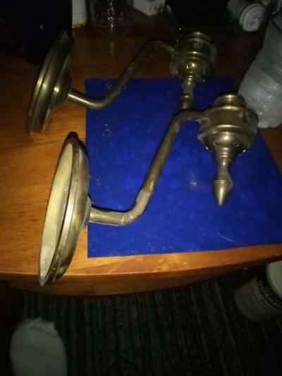 2 Brass wall sconces - Thumbnail 6