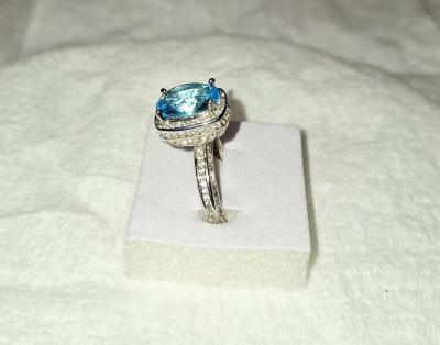 blue Topaz ring size 6 new - Thumbnail 3