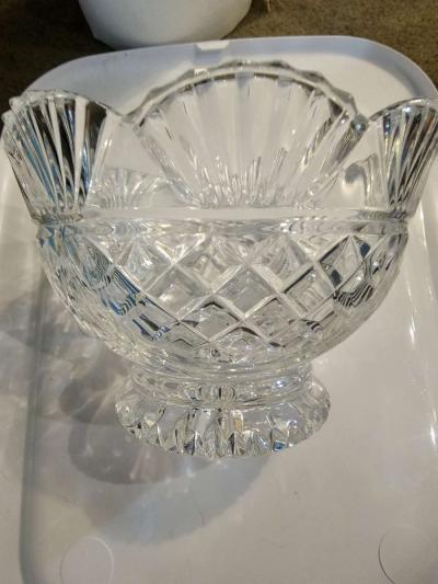 antique crystal bowl - Thumbnail 2