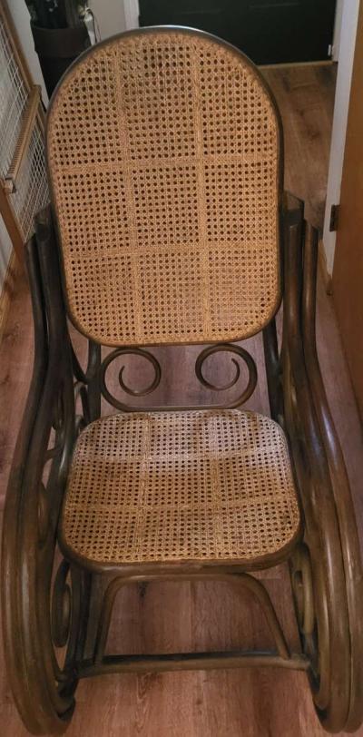 Vintage Bentwood Rocking Chair - Thumbnail 6