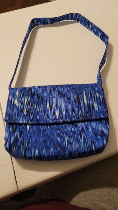 Handmade Purses Snap Closure Inside Linen and Pocket - Thumbnail 4