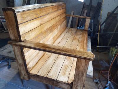 5ft Solid Oak Swing Seat
