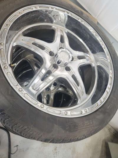 CHROME CHRYSLER 300 WHEELS AND TIRES - Thumbnail 3