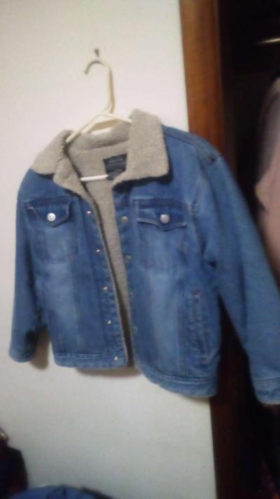 Boys sz 10 to 12 Genuine Faded Glory Jean Jacket gap cap
