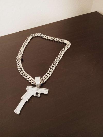 1 Pc Fashion Jewelry For Men Or Women Case Free Charm Hip Ho - Thumbnail 2