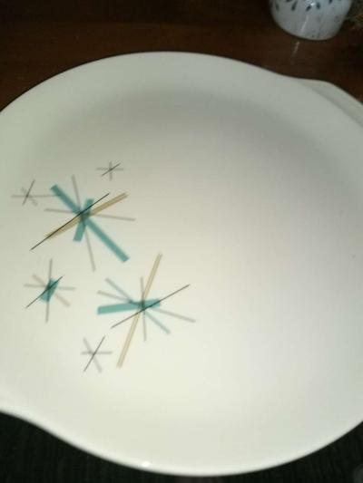 Salem China NORTHSTAR LARGE handled platter - Thumbnail 2