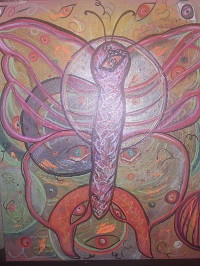 Abstract glow blacklist art canvas - Thumbnail 6