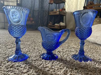 wine and pitcher set of george Washington and marry - Thumbnail 2