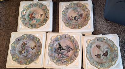 Bradford Exchange butterfly plate collection limited edition - Thumbnail 2