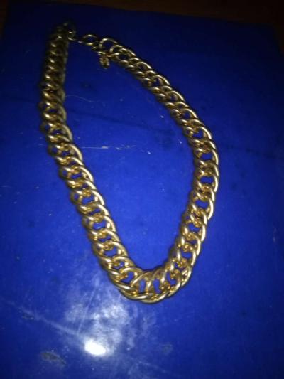 Erwin Pearl Gold toned chain Linc necklace